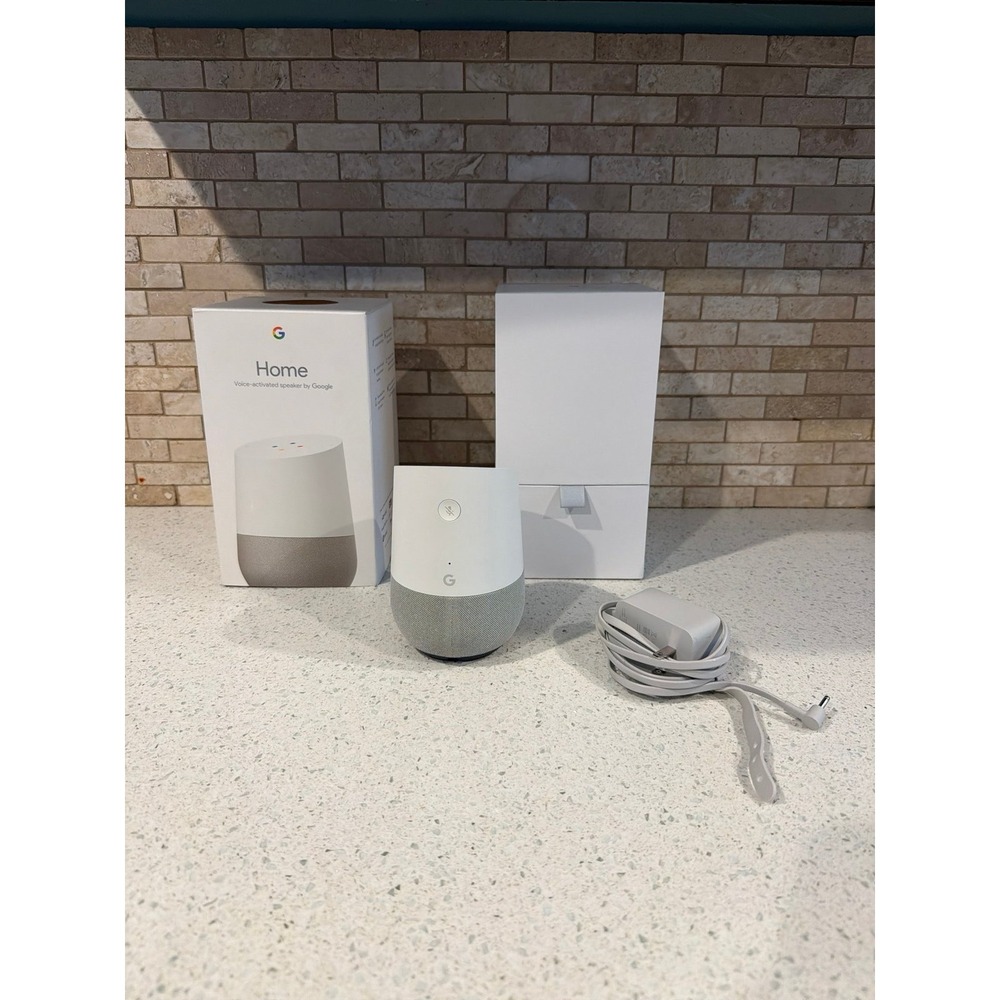 Google Home Smart Speaker 1st Generation GA3A00417A14 Voice Activated Assistant